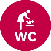 Icon Toilette mit Wickelraum
