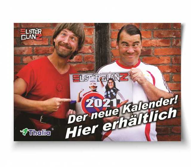 Elsterglanz-Kalender 2021 · Goethe Galerie Jena